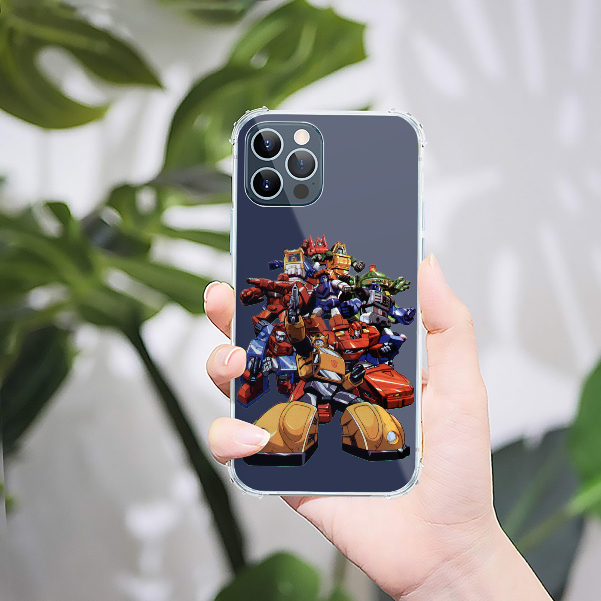 （画像用）  【iPhone 12シリーズ対応】透明スマホケース（クリアソフトケース）